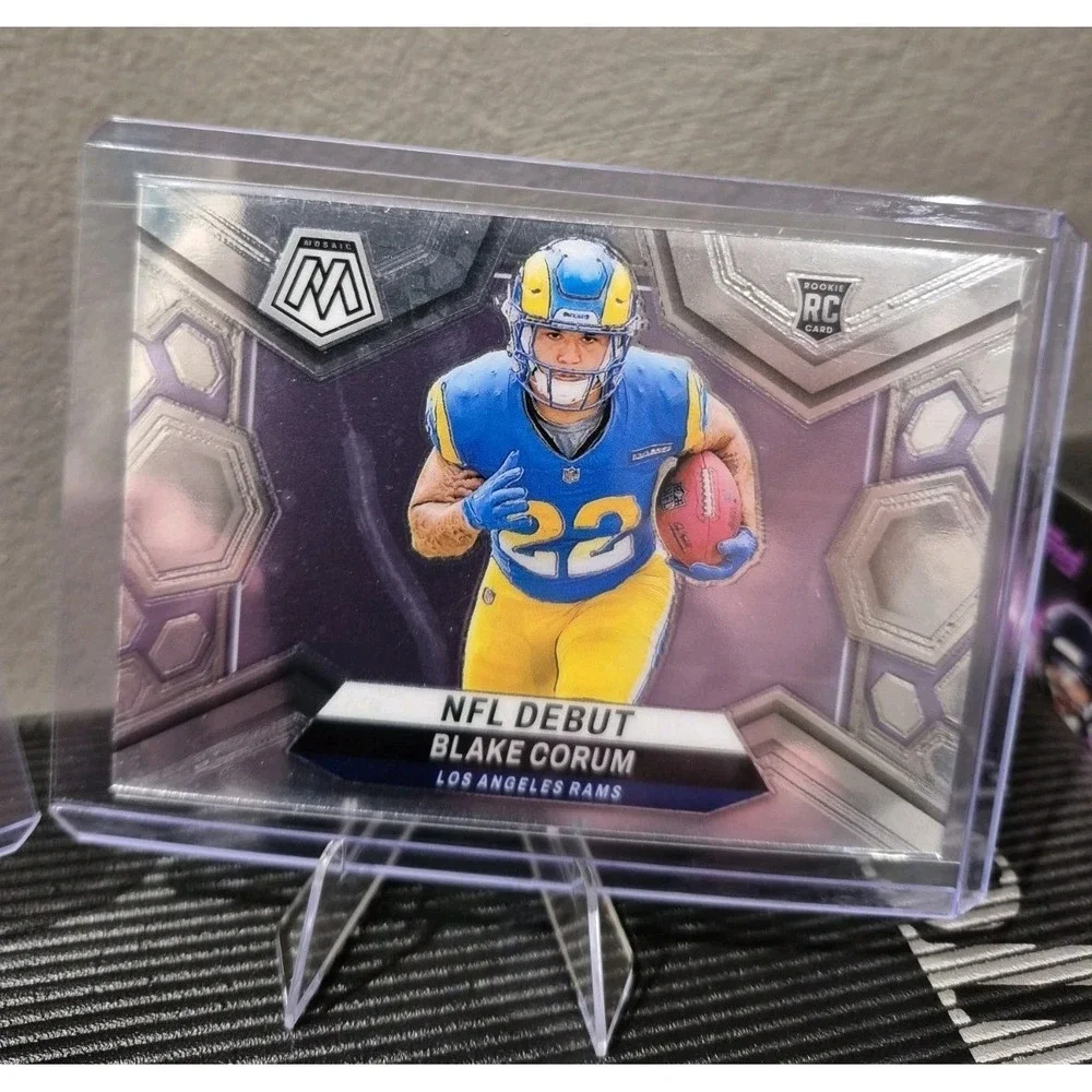 2022 Panini Mosaic Blake Corum #278 Pink‎ Camo Rookie Debut & Rookie Debut Base
